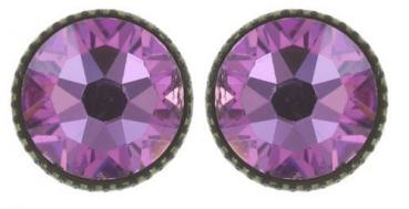 Pink - Black Jack Studs LE